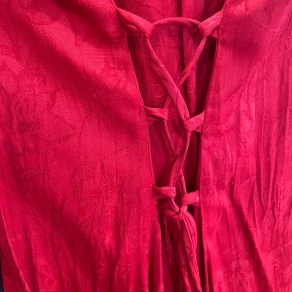 Vintage 90’s Rampage Red Cotton Dress - Picture 3 of 7